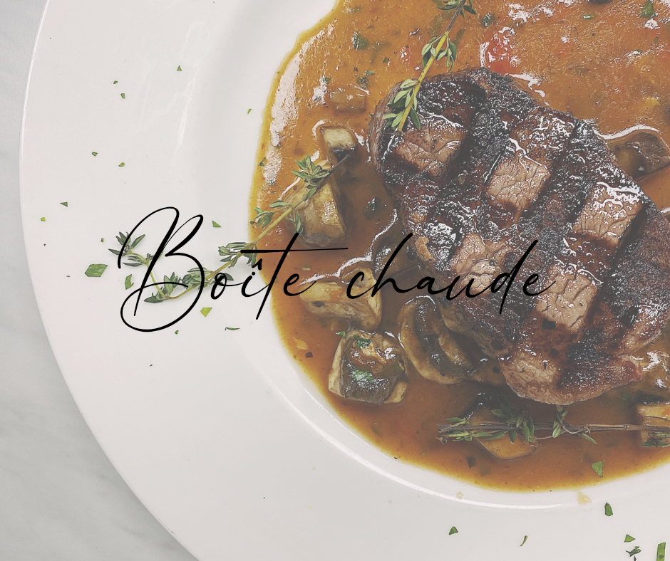 Boîte chaude-menu